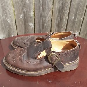 ❤SALE❤Vintage Doc Martens in Brown Mary Jane Style